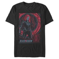 Marvel - Black Widow - Black Widow Widow Globe - Männer T-Shirt - Schwarz - Vorne