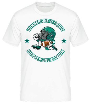 Football Player - Männer Basic T-Shirt - Weiß - Vorne