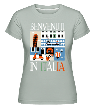 Benvenuti In Italia - Shirtinator Women's T-Shirt - Mint Green - Front