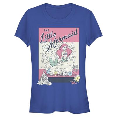 Disney - The Little Mermaid - Malá mořská víla Atlantica - Women's T-Shirt - Royal blue - Front