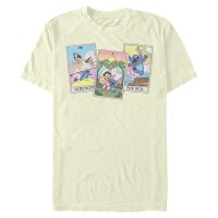 Disney - Lilo & Stitch - Lilo & Stitch Lilo Stitch Tarot - Men's T-Shirt - Cream - Front