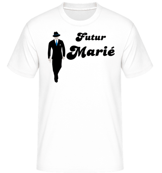 Aperçu: Futur Marié -  T-Shirt Shirtinator homme - Blanc - Devant