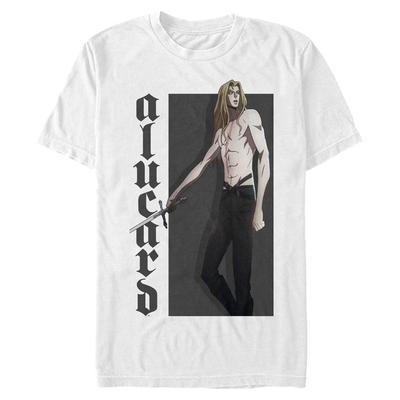 Netflix - Castlevania - Alucard Hero - Men's T-Shirt - White - Front