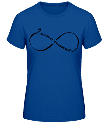 Forever Connected - Camiseta básica de mujer - Azul real - delante