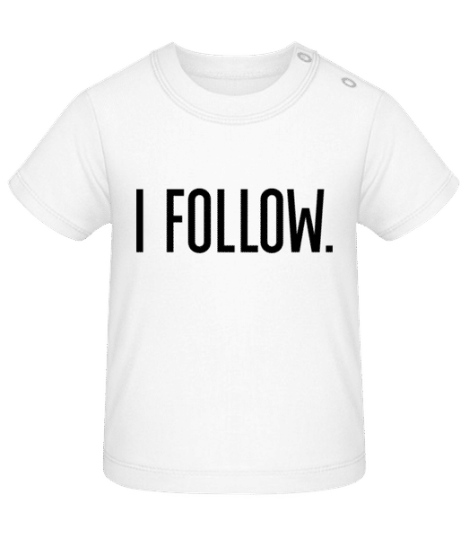 Preview: I Follow - Baby T-Shirt - White - Front