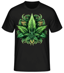 Cannabis Leaf · Camiseta básica para hombre