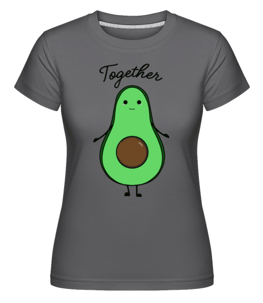 Aperçu: Together -  T-shirt Shirtinator femme - Anthracite - Devant