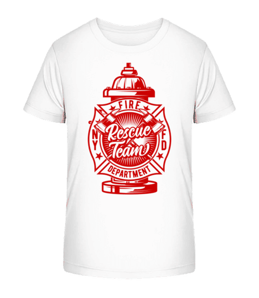 Aperçu: Rescue Team - T-shirt bio Enfant Stanley Stella 2.0 - Blanc - Devant