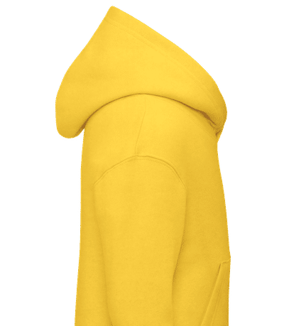 Sweat à capuche standard pour enfant - Jaune - Droite