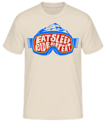 Eat Sleep Ride Repeat Color · Camiseta básica para hombre