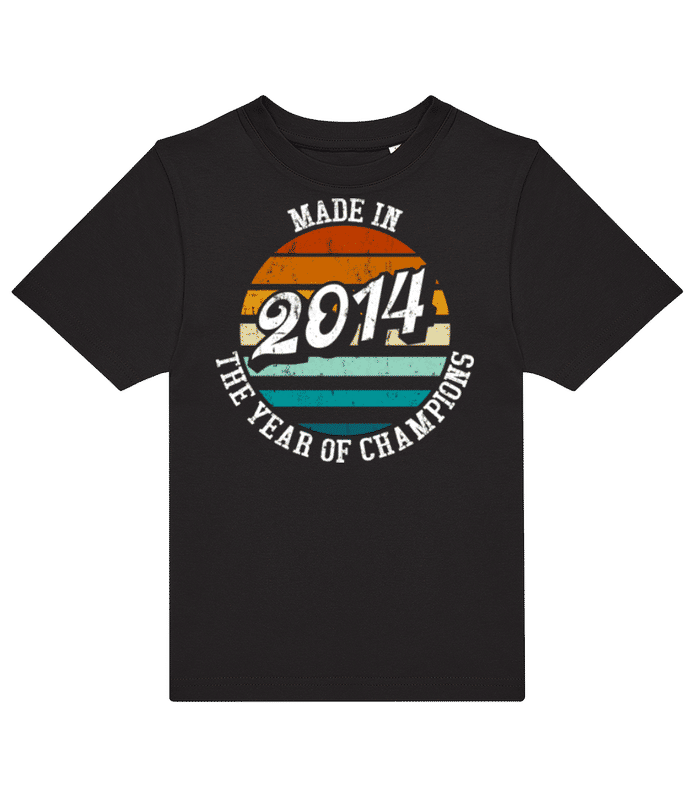 Náhľad: 2014 The Year Of Champions - Pánske tričko B&C - Čierna - Predné