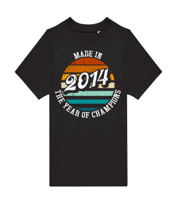 2014 The Year Of Champions - Pánske tričko B&C - Čierna - Predné