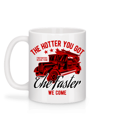 The Hotter You Got - Mug en céramique blanc - Blanc - Derrière
