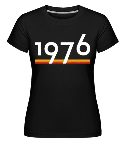 Aperçu: 1976 -  T-shirt Shirtinator femme - Noir - Devant