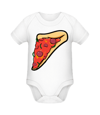 pizza Časť - Bio body pre deti - Biela - Predné