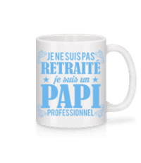 Je Ne Suis Pas Retraité - Mug en céramique blanc - Blanc - Devant