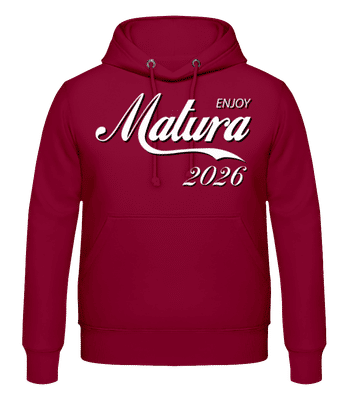 Matura Cola 2026 - Männer Hoodie - Bordeaux - Vorne