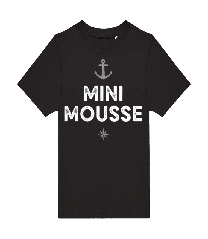 Aperçu: Mini Mousse - T-shirt homme B&C - Noir - Devant