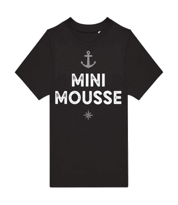 Mini Mousse - T-shirt homme B&C - Noir - Devant
