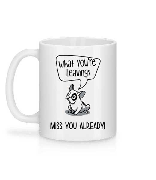 Preview: Miss You Already - Mug - White - Back