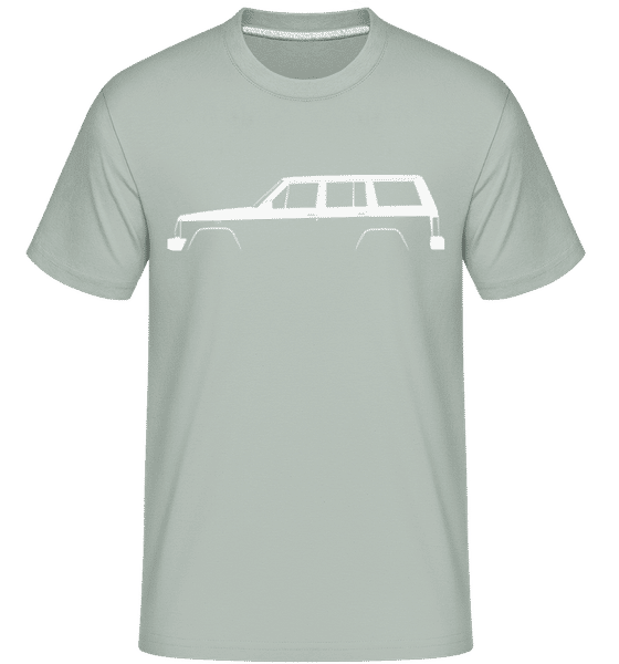 Preview: 'Jeep Cherokee (XJ)' Silhouette - Shirtinator Men's T-Shirt - Mint Green - Front