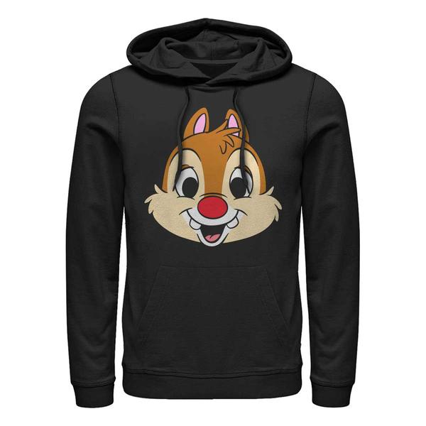 Aperçu: Disney Classics - Mickey Mouse - Dale Big Face - Unisex Sweat à capuche - Noir - Devant