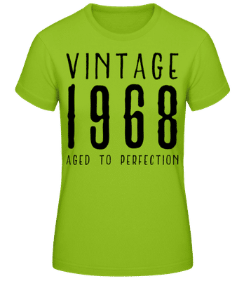 Vintage 1968 Aged To Perfection - Women's B&C T-Shirt - Lime - Front