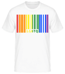 Code-barres LGBTQ · T-shirt standard Homme