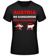 No Kangaroos Only Kuhlimuhs · Frauen T-Shirt B&C
