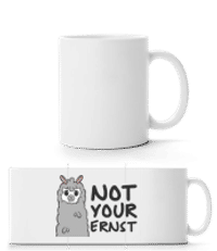Not Your Ernst - Panoramatasse - Weiß - Vorne