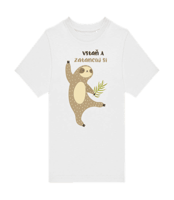 Vstaň A Zatancuj Si - Dětské tričko B&C - Bílá - Napřed