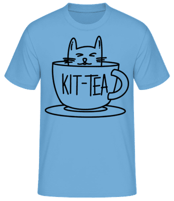 Kit Tea - Men's Basic T-Shirt - Light blue - Front