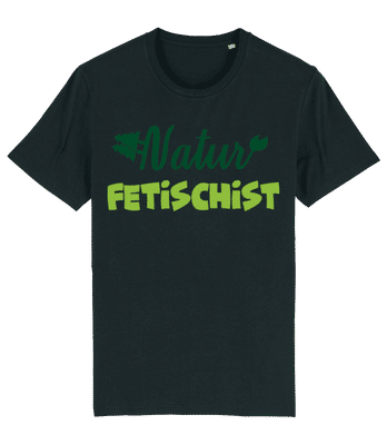 Natur Fetischist - Männer Bio T-Shirt Stanley Stella 2.0 - Schwarz - Vorne