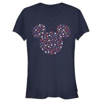 Disney - Mickey Mouse - Mickey Stars and Ears - Women's T-Shirt - Navy - Front