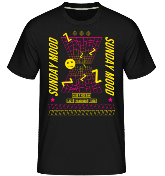 Aperçu: Sunday Mood -  T-Shirt Shirtinator homme - Noir - Devant