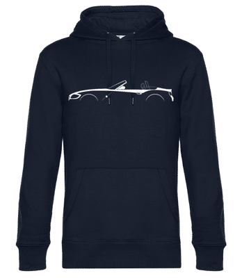 'BMW Z4 (E85)' Silhouette - Pánska štandardná mikina s kapucňou - Namornícka modrá - Predné