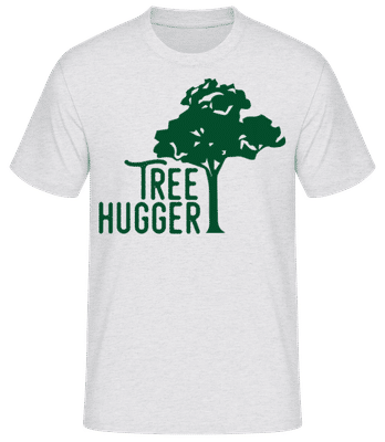 Tree Hugger - Men's Basic T-Shirt - Heather grey - Front