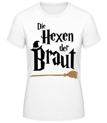 JGA Die Hexen Der Braut - Frauen Basic T-Shirt - Weiß - Vorne