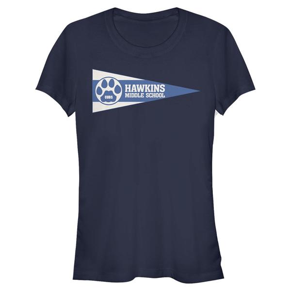Netflix - Stranger Things - Hawkins Pennant Flag - Femme T-shirt