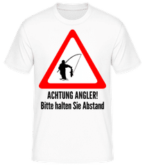 Achtung Angler · Männer Basic T-Shirt