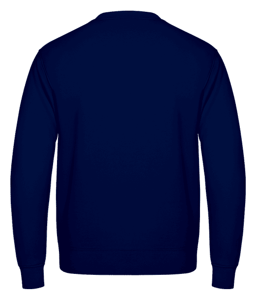 Aperçu: Roi Couronne - Sweatshirt Homme AWDis - Bleu marine - Hinten