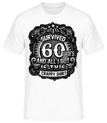 I Survived 60 Years · Camiseta básica para hombre