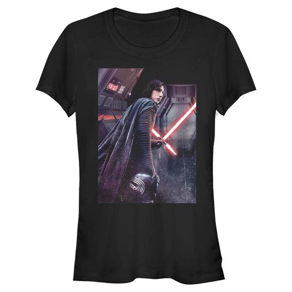 Star Wars - Les Derniers Jedi - Kylo Ren Kylo - Femme T-shirt - Noir - Devant