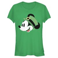 Disney - Mickey Mouse - Mickey Micky Irish - Dámske Tričko - Irish green - Predné
