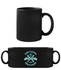 Wenn Stiefpapa Es Nicht Reparieren Kann · Schwarze Tasse