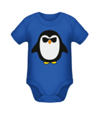 Skvělé Penguin černými brýlemi - Bio body pro děti - Královská modrá - Napřed