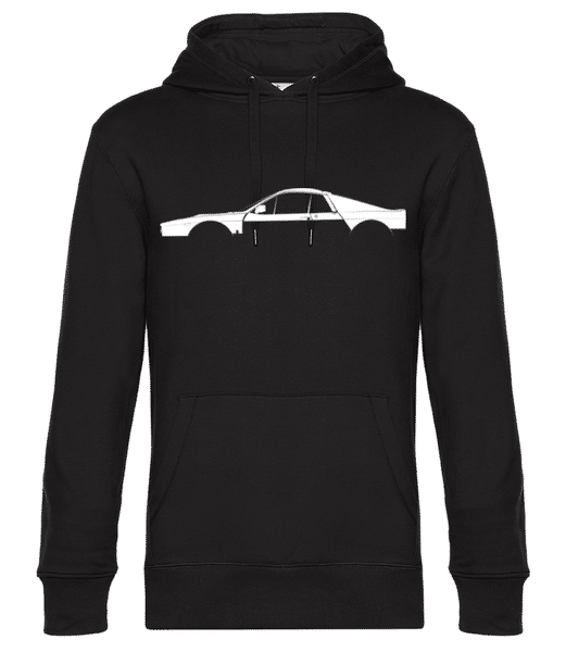 Preview: 'Lancia 037 Stradale' Silhouette - Men’s Standard Hoodie - Black - Front