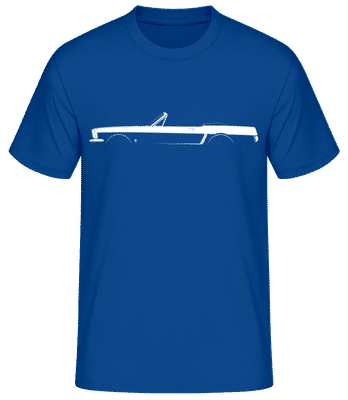 'Mustang Convertible 1964' Silhouette - T-shirt standard Homme - Bleu royal - Devant