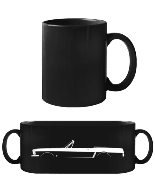 Aperçu: 'Mustang Convertible 1964' Silhouette - Tasse Noire - Noir - Devant