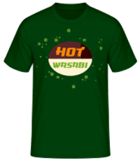 Wasabi Costume - Men's Basic T-Shirt - Bottle green - Front